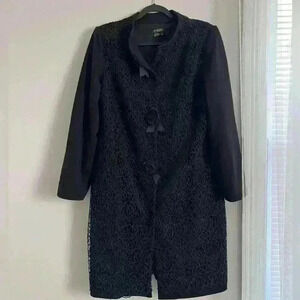 Silk line back lace jacket